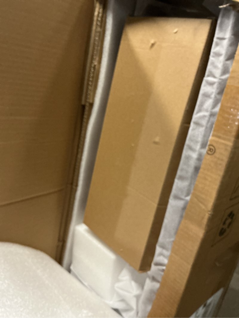 Condition photo showing Good Condition for MEEDEN Heavy Duty Painting Easel: Professional Solid Beechwood Large Easel Holds Canvas Art up to 71” High - Tilts Flat Easily Wooden Floor Easel for Adult Artist Beginners Art Studios Deep Walnut