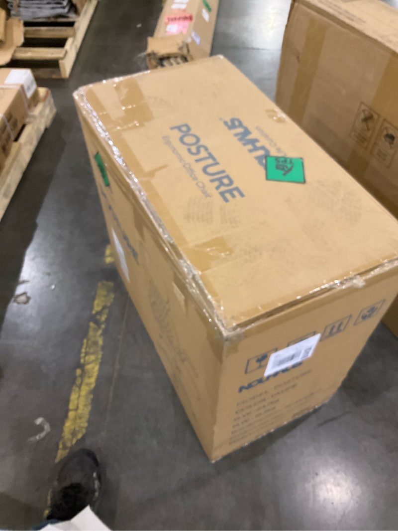 Condition photo showing Good Condition for Nouhaus +Posture Ergonomic PU Leather Office Chair. Click5 Lumbar Support with FlipAdjust Armrests. Modern Executive Chair and Computer Desk Chair (Taupe)