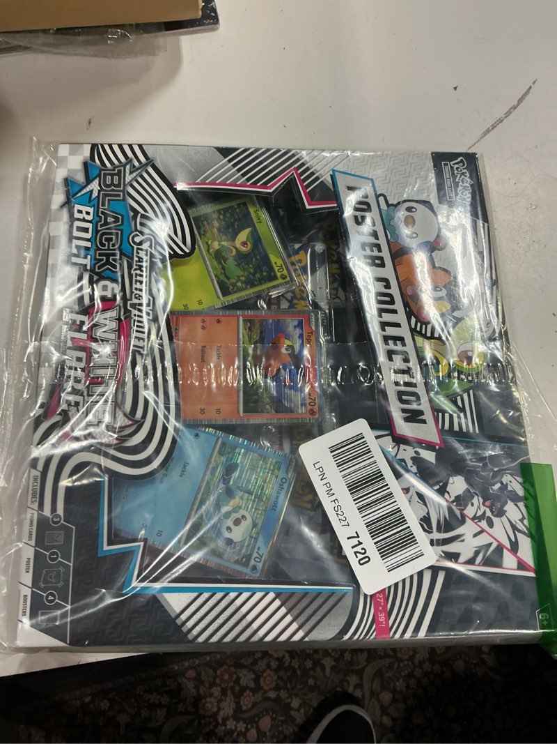 Condition photo showing New/Like New for pokemon tcg scarlet & violet 10.5 unova poster box