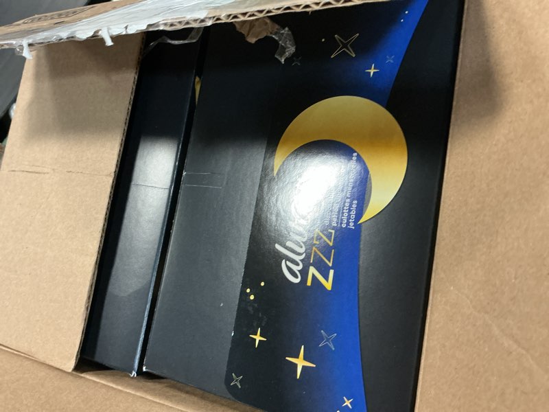 Condition photo showing New/Like New for always zzz overnight disposable period underwear for women, large, 360° coverage for worry-free nights, 14 count (2 packs of 7) l 14