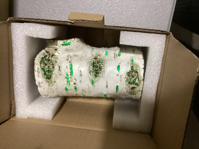 Condition photo showing New/Like New for Zilla Rapid Sense UV Detecting Pet Reptile Terrarium Decor  Poplar Log  Medium