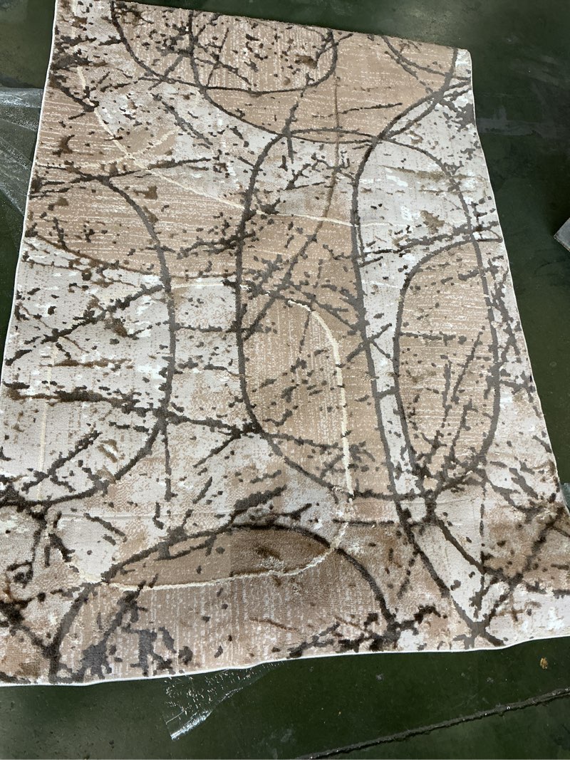 PERA AREA RUG, COLOR :L.BROWN / BEIGE 5 x 7’