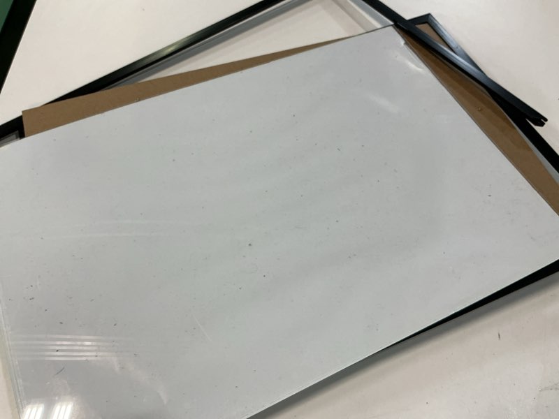 Condition photo showing As Is for FIXSMITH 8x10 Picture Frame Set of 2, Photo Frame with HD Plexiglass, Display Pictures 5x7 with Mat or 8x10 Without Mat Multi Picture Frames Collage for Tabletop or Wall Display, Black 2 8"×10"