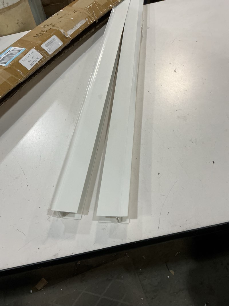 Condition photo showing Good Condition for foldtier 2 pack 36 inch door sweep bottom expander adjustable width 1" - 1 1/2" rubber white dual seal fits-all storm & screen doors 32-36 inch
