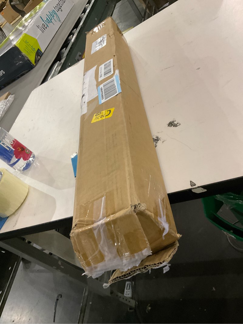 Condition photo showing As Is for T-Shape Portable Background Backdrop Support Stand Kit 6.5ft Wide 8.5ft Tall for Video Studio Photography with 4 Spring Clamps and Carrying Bag