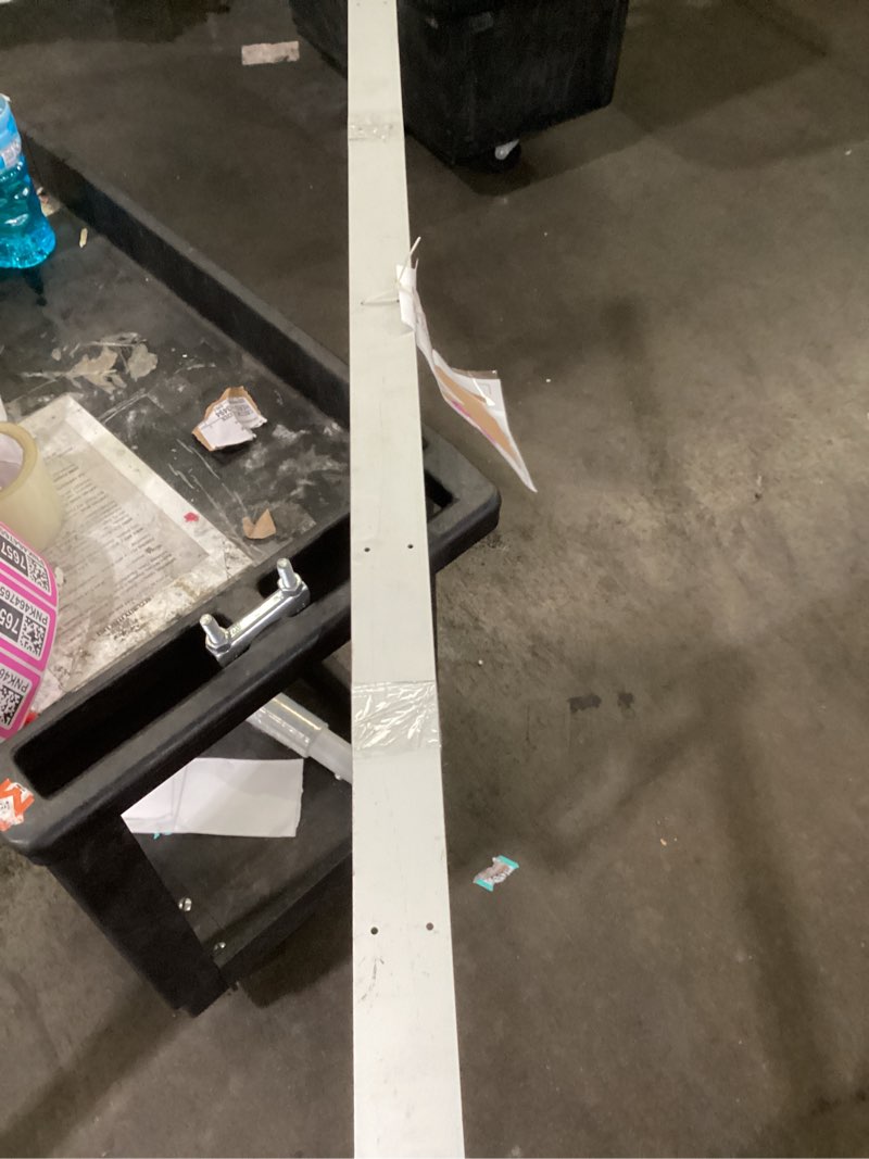 Condition photo showing Good Condition for 30-59 inch new heavy duty hidden sliding barn door hardware and track, floating wall mounted invisible sliding door track, soft close, quiet, easy install (can installed on doors up to 59 inch) 30-59 inch folding door