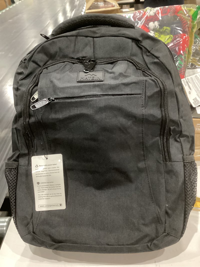 Matein black backpack 