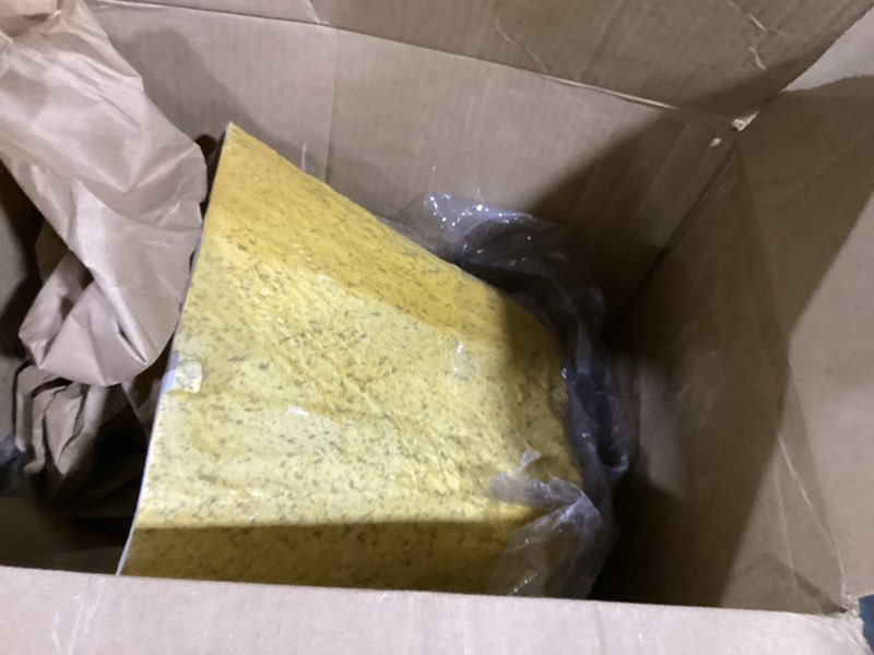 Condition photo showing As Is for Decorative Fake Rock Cover for Gas Meter & Electrical Box, Fiberglass Landscape Rock for Outdoor Use, Brown Faux Stone Well Cover, Light Fixture and Utility Box Concealment, 12.1"x11.7"x9.1" L11”x W9.1"x H12.1" Brown