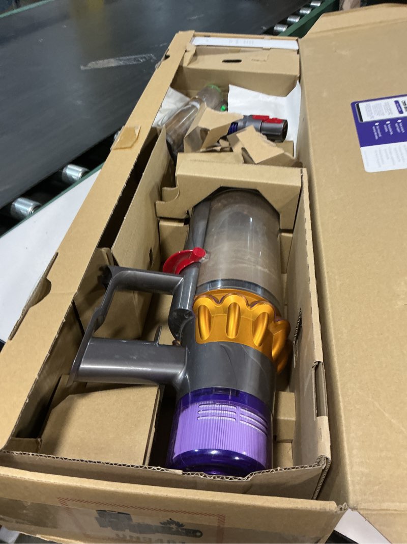 Condition photo showing As Is for Dyson V15 Detect Plus Cordless Vacuum, Illumination Reveals dust, 240AW, 3 Power Modes, Up to 60 Minutes,² Deep Cleans Hard Floors and Carpets, Detangles pet Hair, Converts to Handheld