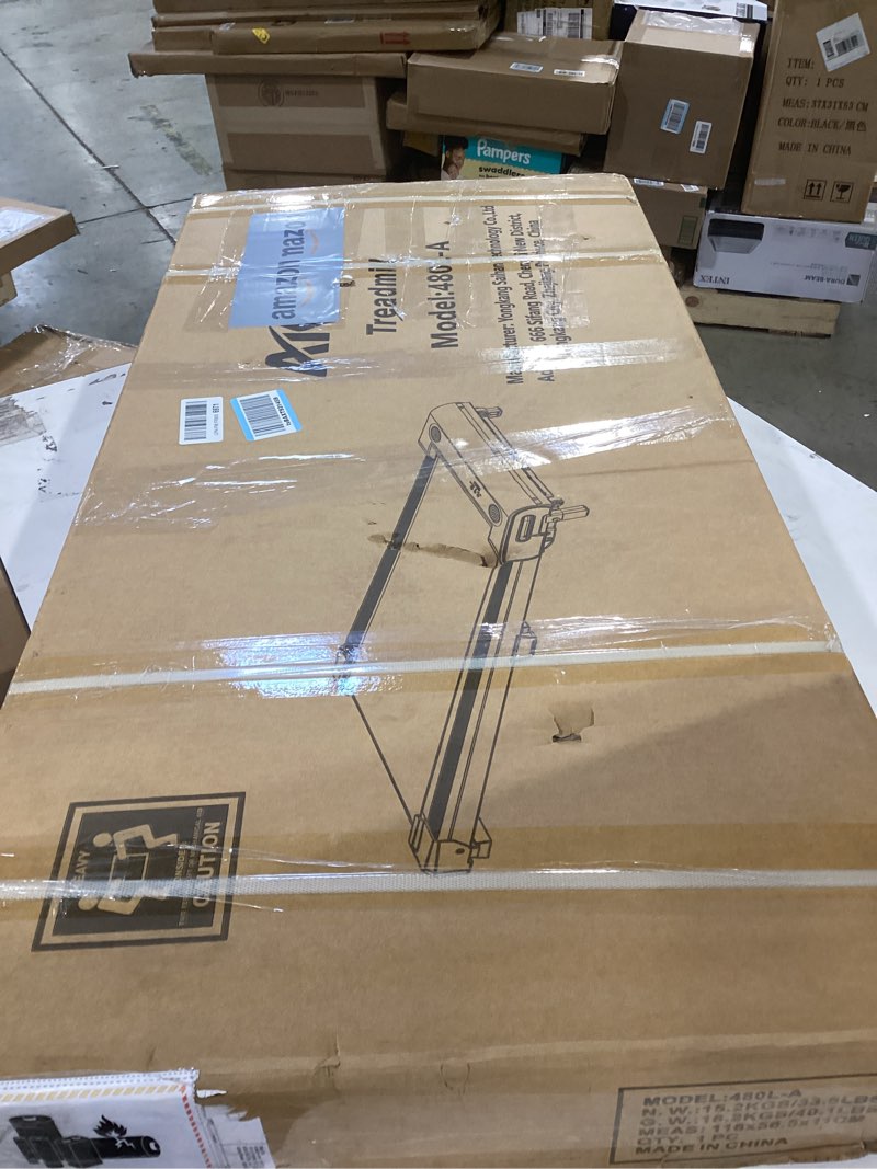 Condition photo showing Good Condition for sperax walking treadmill pad with app, 3 in 1 under desk treadmill, 400w low noise walking vibration pad with remote control,portable treadmills for home office black