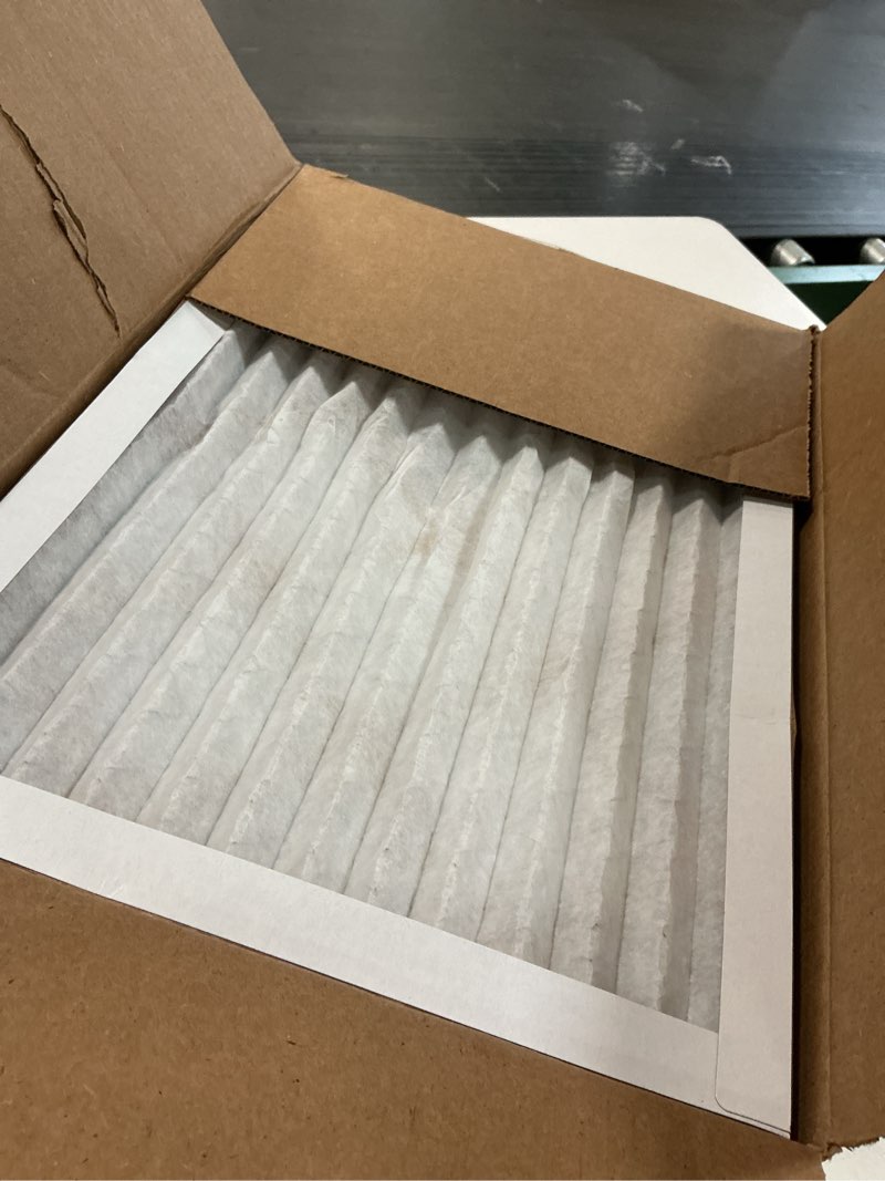 Condition photo showing Good Condition for amazon basics 14x20x1 air filter, merv 8 ac furnace filters, allergy control, electrostatic, removes dust pollen and lint, 6-pack (actual size: 13.75" x 19.75" x 0.75") 14x20x1 merv 8