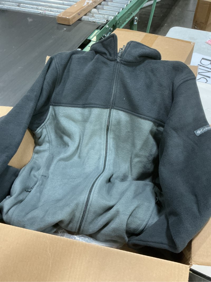 Condition photo showing New/Like New for Columbia Steens Mountain 2.0 Full Zip Fleece Jacket Black/Grill Medium