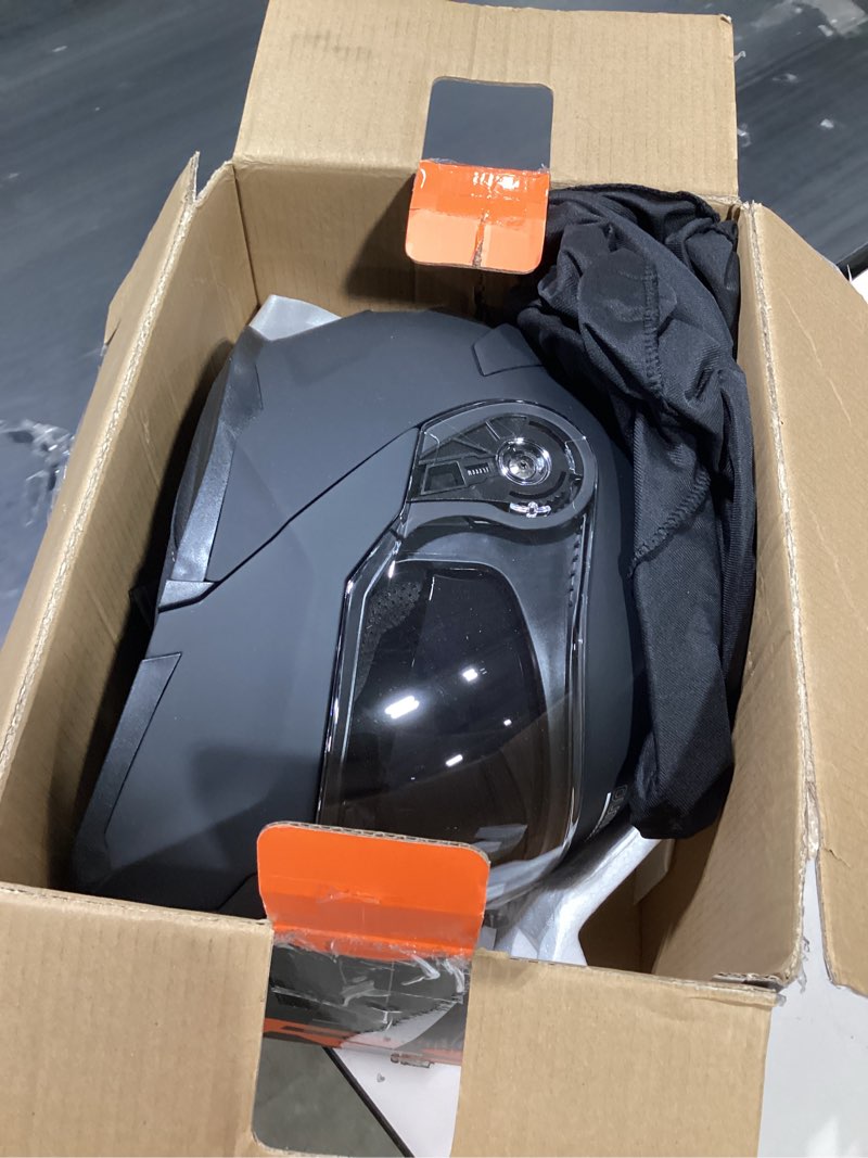 Condition photo showing Good Condition for oumurs modular motorcycle helmets full face flip up street bike motorcycle helmet for unisex adult model 912 matte black medium