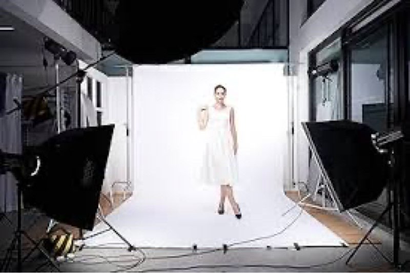 X004YFFQQ1 New - Haboke Seamless Pape Backdrop for Photography, Non-Reflective Photo Bac..et Owners, Studio, Parties, Video, Live Streaming/Arctic White 107\" × 32.8 (t)