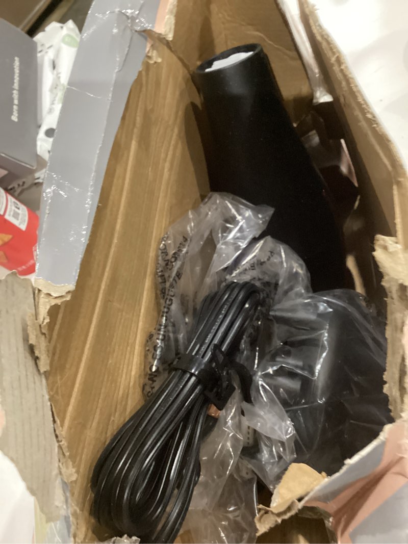 Condition photo showing Good Condition for INFINITI PRO by CONAIR Hair Dryer, 1875W Blow Dryer with Diffuser and Concentrator, Ceramic Technology, 3 Heat & 2 Speed Settings, Cold Shot Button, Black Black With Bonus Diffuser and Concentrator 1 Count (Pack of 1)
