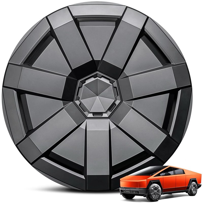 hubcap wheel cover compatible with tesla cybertruck 2024 2025, full rim protector hubcaps replacemen