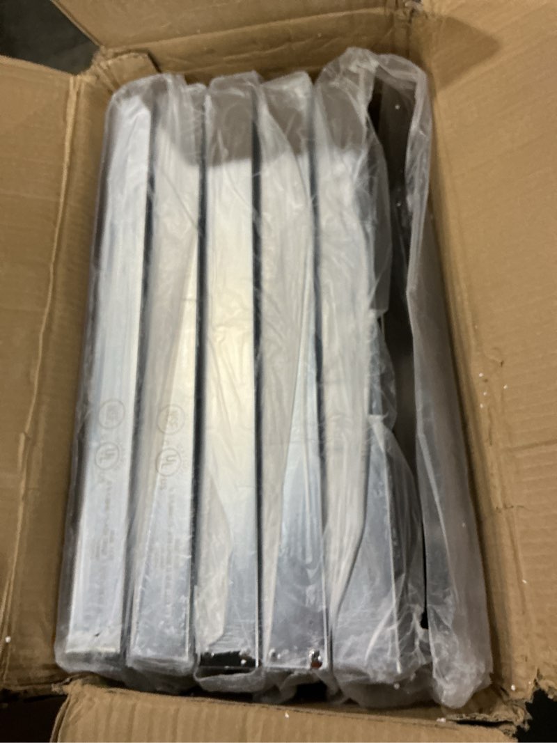 Condition photo showing Good Condition for Stainless Steel Commercial Kitchen Hood Filter, Range Hood Baffle Grease Filter for Restaurant Exhaust Hoods, UL/NSF Listed, 24.5W x 19.5H Inch 7 Grooves Hood Filters?5 Pack? 20" x 25" x 1.9"
