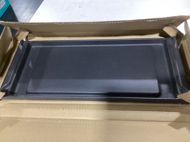 Condition photo showing Good Condition for Allstare WB31K10220 Griddle Replacement Parts for GE Stove Parts Cafe Griddle Plate 20" x 8.5’’ GE Stove Top Cast Iron Center Griddle Pan General Electric Gas Range Cooktop Flat Top Pan 1 Pack