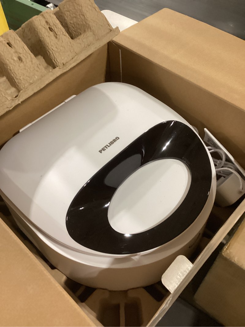 Condition photo showing Good Condition for PETLIBRO Automatic Cat Feeder Wet Food with Stainless Steel Bowl, Refrigerated Auto Cat Feeder with Semiconductor Cooling, 3 Fresh Meals for 3 Days, App-Controlled Pet Food Dispenser, Easy to Clean White Feeder