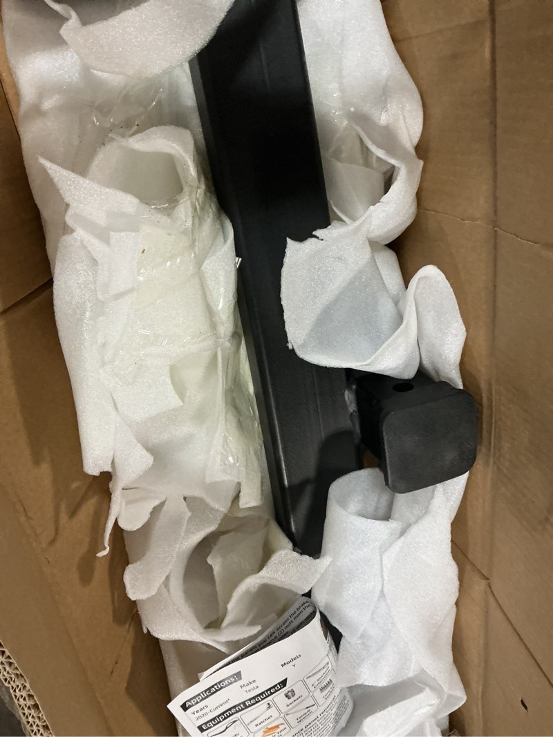 Condition photo showing As Is for VNN Class 3 Trailer Hitch Compatible with Tesla Model Y 2020-2024, 2 inch Rear Tow Hitch Receiver, Black Powder Coated Alloy Carbon Steel, Towing Weight of 6500 Lbs.