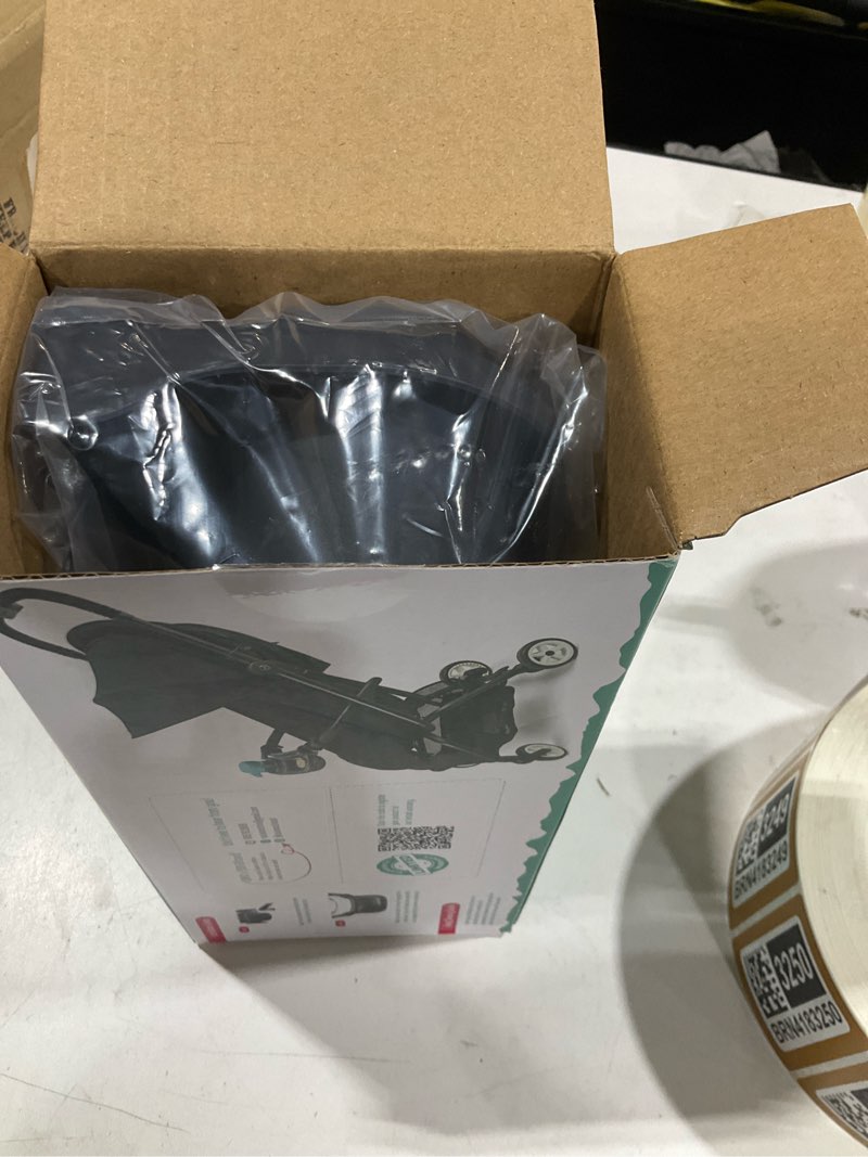 Condition photo showing Good Condition for swanoo universal stroller snack tray | compatible with nuna mockingbird bugaboo uppababy | stroller bumper bar tray attachment with cup holder | baby toddler disneyland essentials stroller accessories dark grey