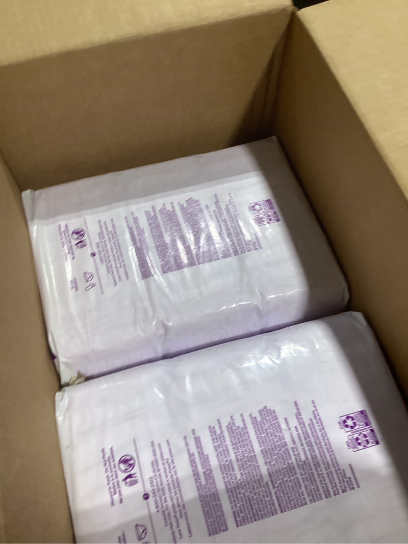 Condition photo showing New/Like New for poise incontinence & postpartum pads for bladder leaks, 4 drop moderate absorbency, long length, 108 count, packaging may vary long 108