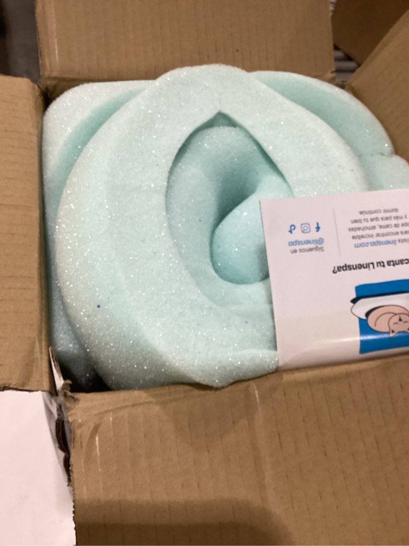 Condition photo showing Good Condition for LINENSPA Memory Foam Mattress Topper - 2 Inch Gel Infused Memory Foam - Plush Feel - Cooling and Pressure Relieving - CertiPUR Certified - Dorm Room Essentials - Twin Size Twin 2 Inch Classic Gel