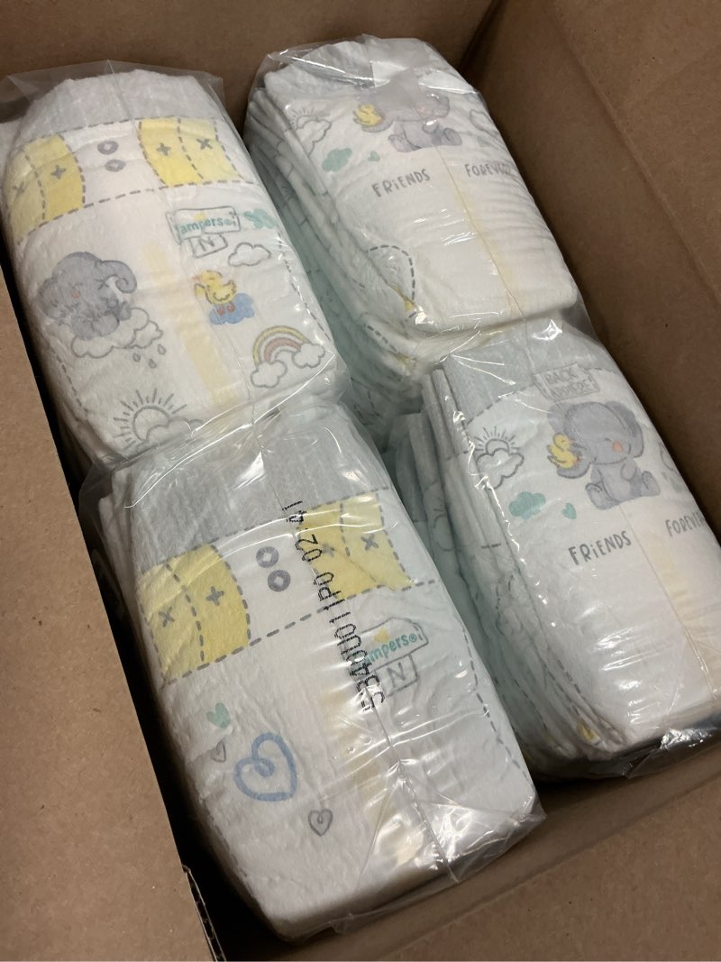 Condition photo showing Good Condition for Pampers Swaddlers Diapers Newborn - Size 0, 84 Count, Ultra Soft Disposable Baby Diapers