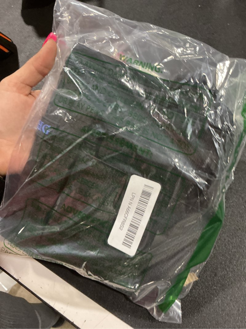 Condition photo showing Good Condition for Wheelchair Side Bag with Cup Holder, Wheelchair Armrest Pouch Accessories for Walker, Rollator, Electric Scooter Wheelchairs, Ideal Gift for Mother's Day & Father's Day Black