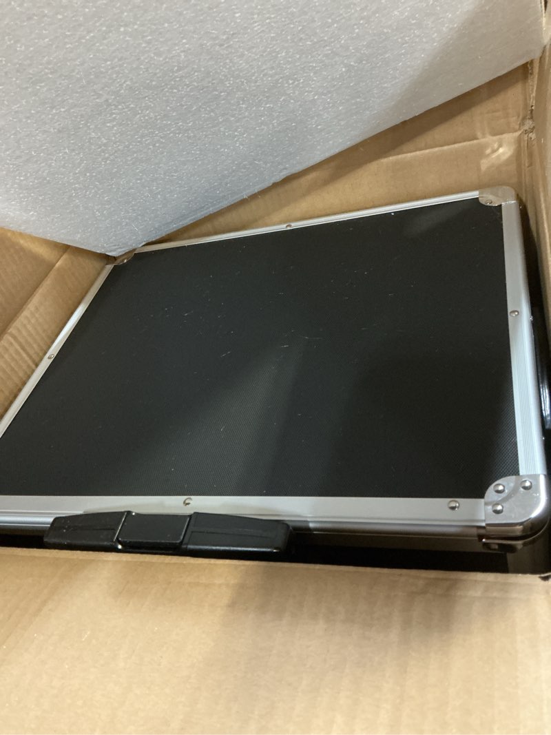 Condition photo showing Good Condition for Vaultz Portable File Storage Box with Handle - 14.5" x 17.5" x 15.5" Letter/Legal Size Mobile Lock Box - Double Combination Locking Cabinet - Black Letter/Legal Black