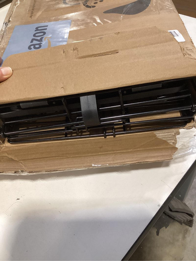 Condition photo showing Good Condition for midwest homes for pets 18-inch icrate for tiny breeds, up to 10 lbs, single door folding dog crate with divider panel, leak-proof tray & secure latch, portable, durable & easy to assemble 18.0"l x 12.0"w x 14.0"h single door