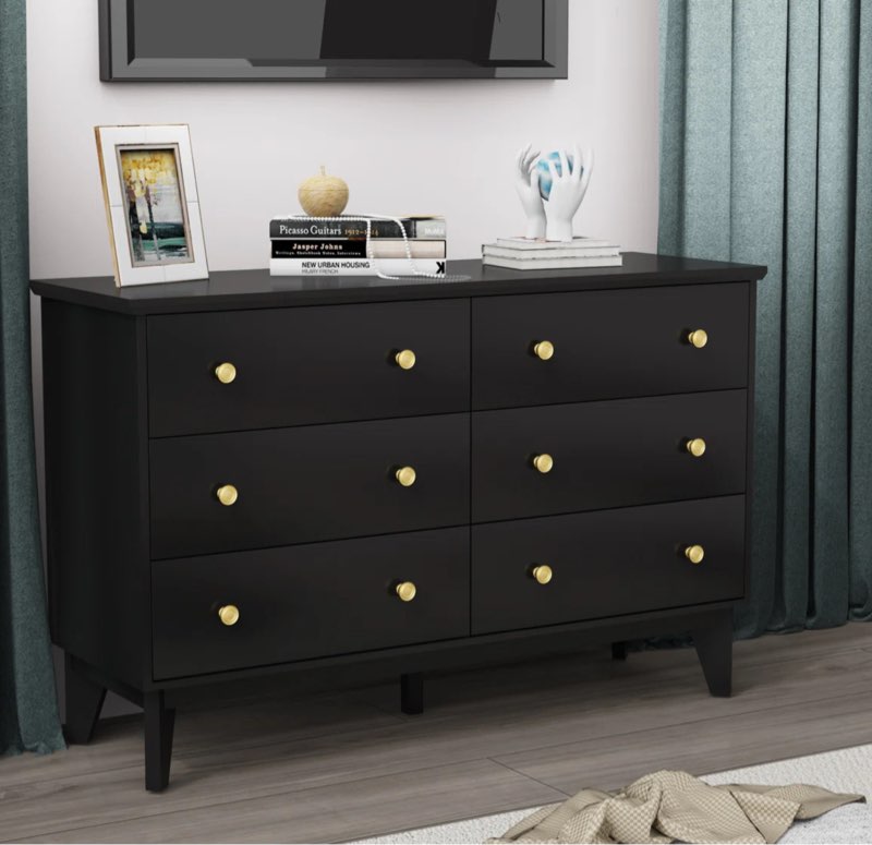 6 Drawer 47.25'' W Dresser