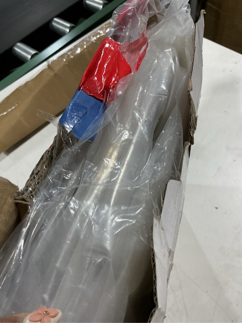 Condition photo showing As Is for storage logic foam mattress vacuum bag for moving, storage, vacuum seal mattress bag with straps (king/cal-king) king/california king