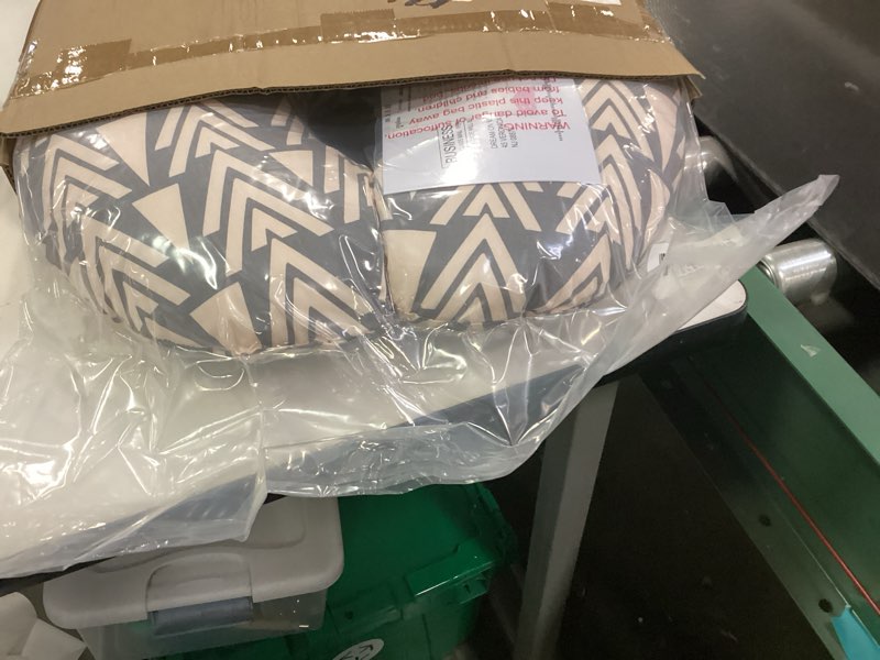 Condition photo showing New/Like New for Dream On Me Beeboo Nursing Pillow and Positioner, Breastfeeding and Bottlefeeding Pillow, Removable and Washable Pillow Cover, Soft and Breathable Fabric, Taupe Taupe Crib