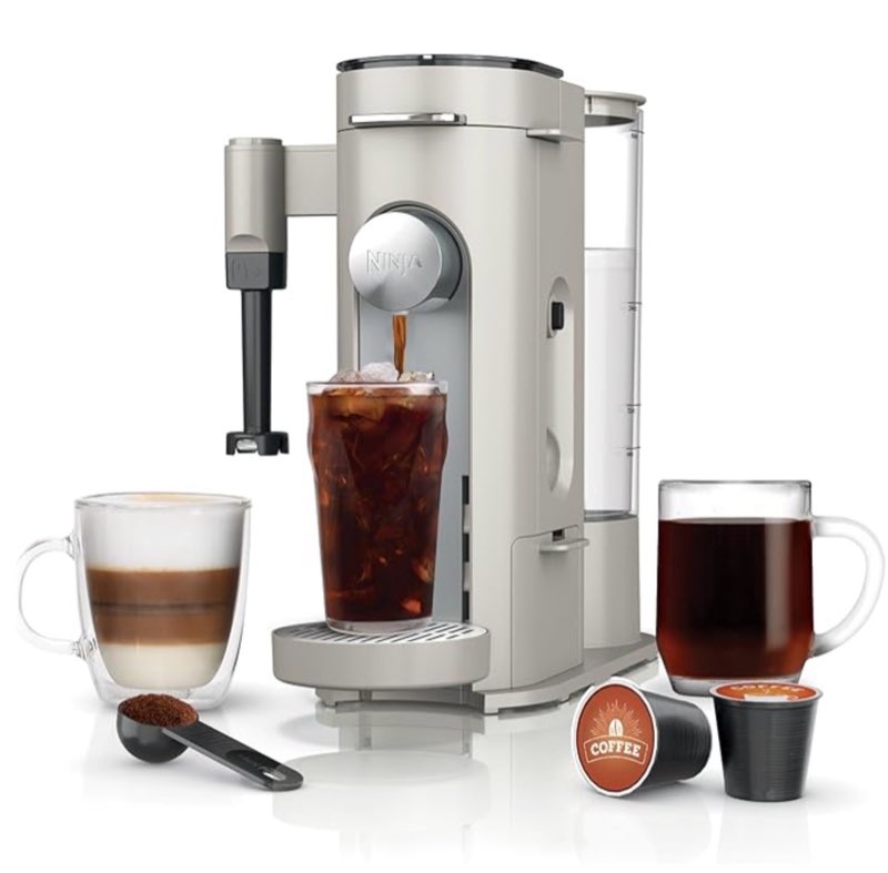 ninja pod and grounds coffee maker.white
