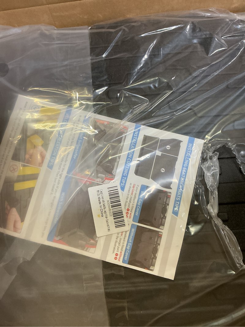 Condition photo showing New/Like New for Cargo Liner with Seat Back Cover Fit for 2018-2025 Jeep Wrangler JL Unlimited 4 Door 4X4, Cargo Mat TPE Seat Back Protector for 2024 Jeep Wrangler JL/JLU Accessories(Cargo Mat+ Backrest Mats) For 18-25 JLU 4X4 Cargo Mat+Seat Back Cover