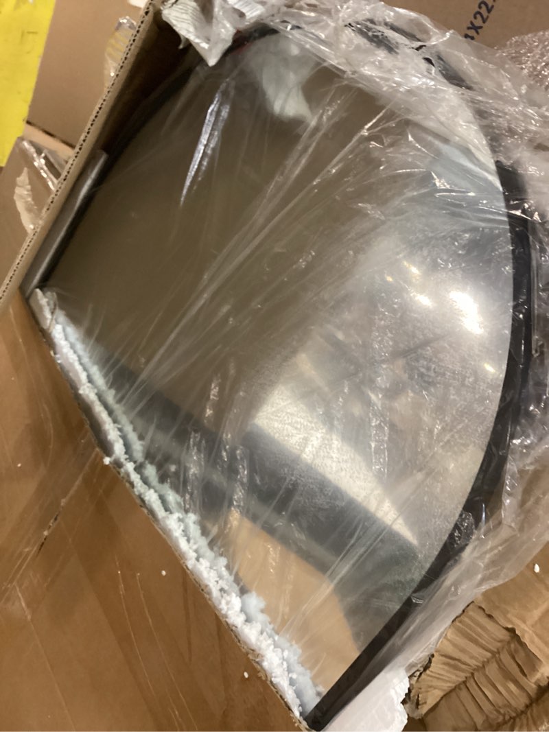 Condition photo showing Good Condition for FORBATH Large Arched Wall Mirror 60x24 Inch, Black Arch Full Length Mirror with Aluminum Frame for Bedroom, Fireplace,Entryway,Living Room,Home Decor,Hanging or Leaning Against Wall Black 60"L x 24"W