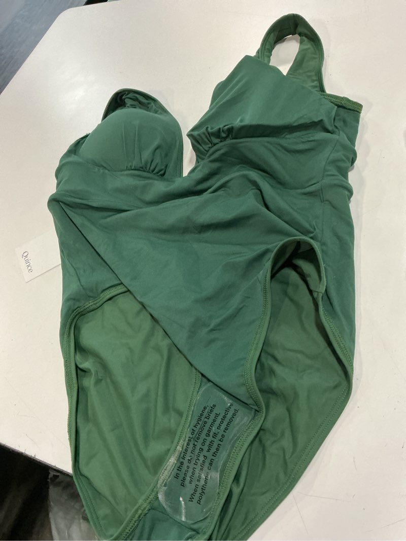 Condition photo showing Good Condition for italian plunge one-piece swimsuit, l, palm