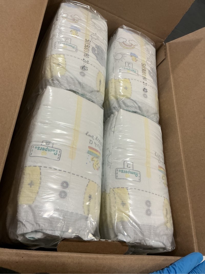 Condition photo showing New/Like New for Pampers Swaddlers Diapers, Size 2 (10-22 lbs), 84 Count, Absorbent, Keeps Baby Dry and Comfortable, 