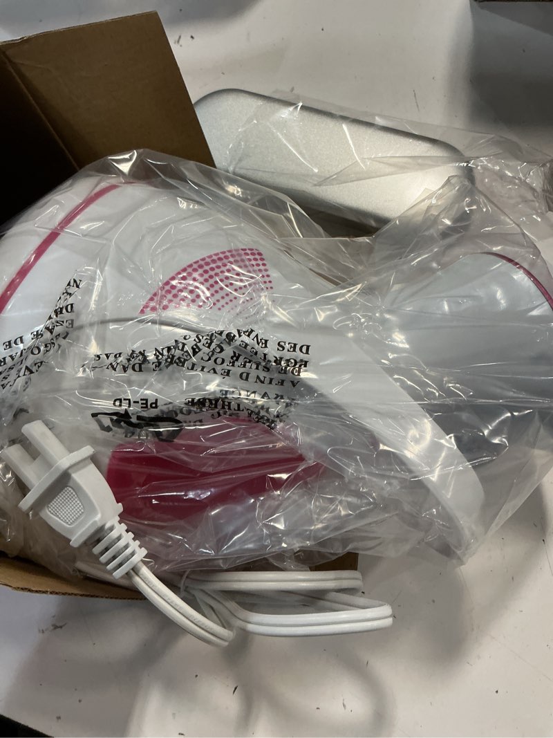 Condition photo showing Good Condition for amconsure facial steamer - nano ionic face steamer warm mist steamer for home sauna spa, humidifier for face steamer for deep cleaning unclogs pores sinuses - bonus 5 piece stainless steel skin kit a-rose red