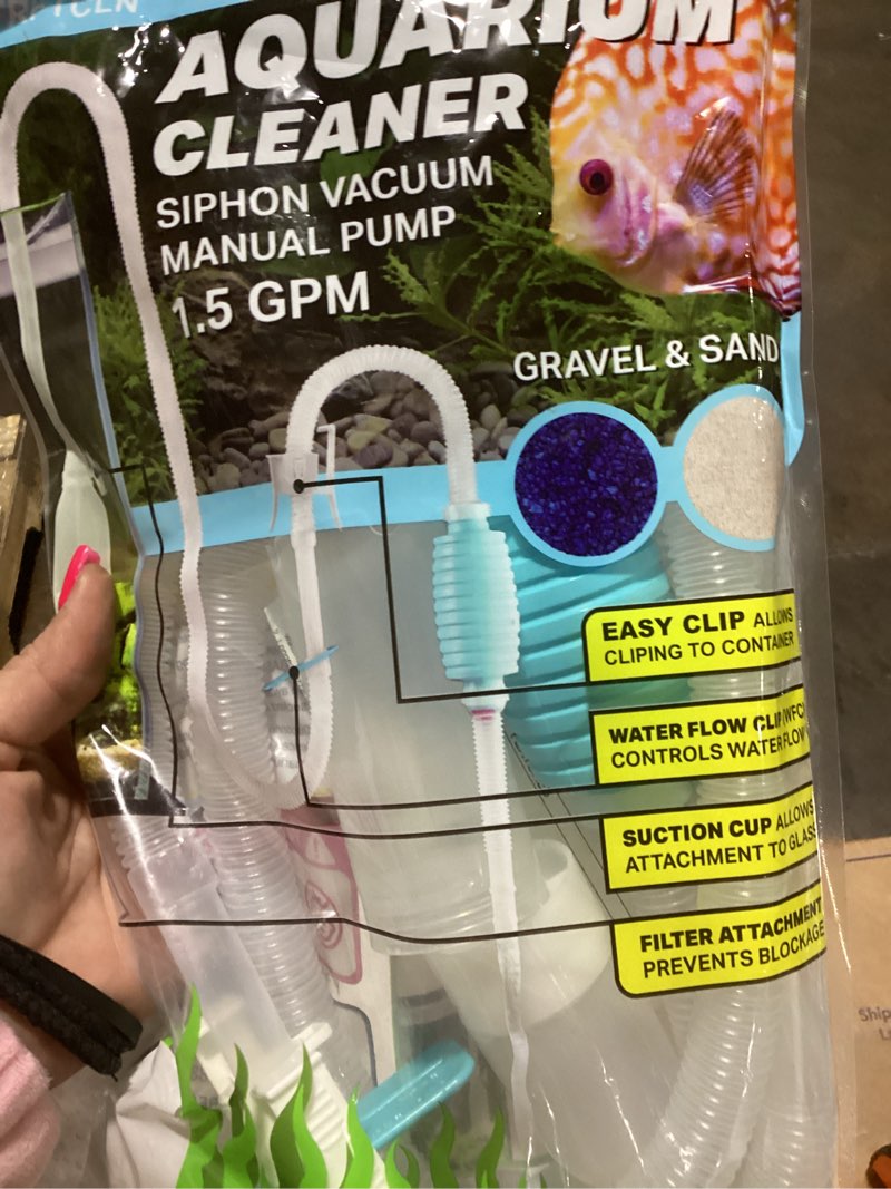Condition photo showing New/Like New for Tera Pump TRFTCLN Aquarium Gravel Cleaner with Long Nozzle & Water Flow Controller (WFC) BPA-Free