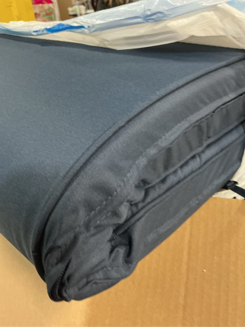 Condition photo showing Good Condition for Outdoor Bench Cushion 48 x 18 x 3 Inch with Ties, Thick Waterproof Porch Swing Cushions for Patio Furniture Chair Pad, Seat Sofa Garden Replacement Cushion Sponge Filling