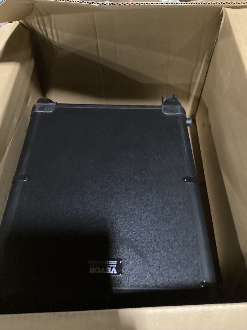 Condition photo showing New/Like New for VEVOR Weatherproof Hard Case, Heavy Duty Protective Dry Box with Pre-Cut Foam, Wheels & Retractable Pull Handle for Travel, Hunt, Military, Tactical, IP67 Waterproof Case for Cameras (21.7*13.4*9.5") 21.65 x 13.39 x 9.45" Black