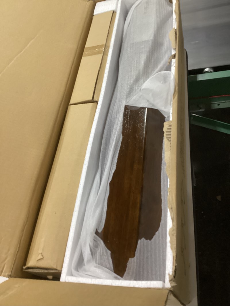 Condition photo showing New/Like New for boraam florence pub table, 42-inch, cappuccino