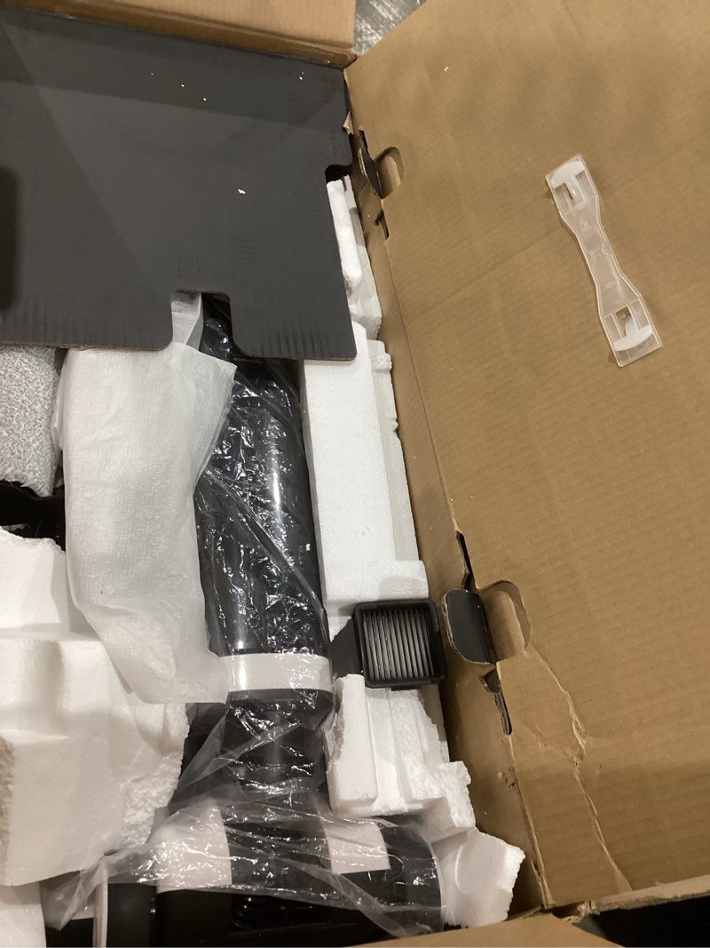 Condition photo showing As Is for uwant D100 Wet Dry Vacuum Cleaner 180°Lay-Flat Vacuum Mop All in One with 18000Pa Suction Auto Self-Cleaning Anti Odor Stick Pushin Mop Dual-Edge Cleaning Electeic Mop Set for Hard Floor/Carpet,Milky