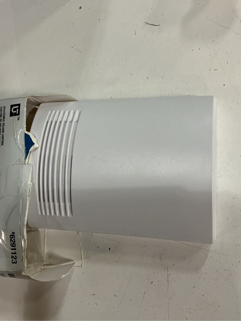 Condition photo showing As Is for utilitech white wireless doorbell kit