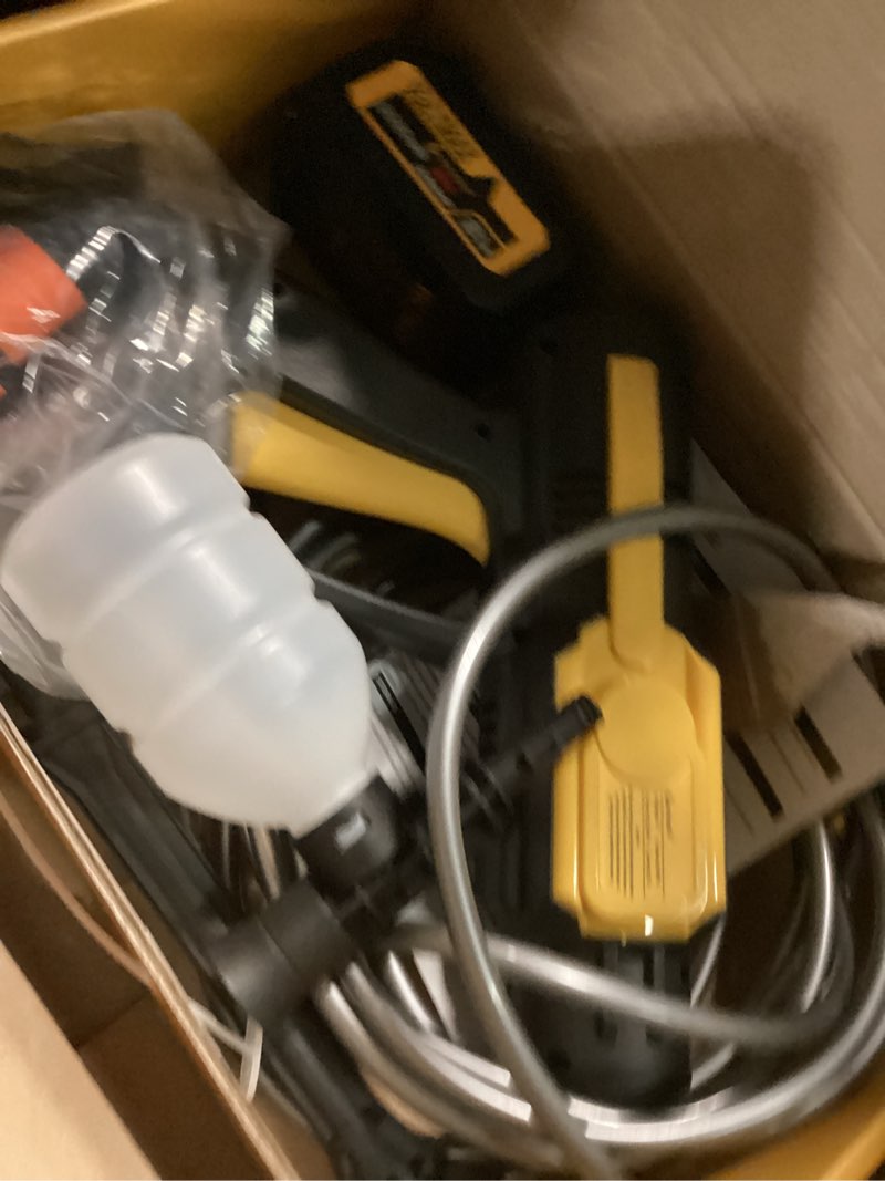 Condition photo showing Good Condition for Cordless Pressure Washer Battery Powered (21V 5000mAh Battery), Portable Cordless Power Washer with 6-in-1 Nozzle, Dual Water Source, 16ft Detachable Hose?Handheld Pressure Washer for Home?Car