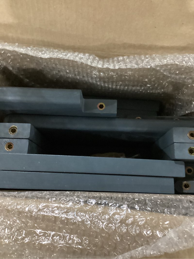 Condition photo showing New/Like New for Toddler Kitchen Tower Helper - Pine Wood - Gray/Blue - Montessori Learning Standing Tower for Kids 1-3 - CPC & FSC Certified - Supports 200 LBS