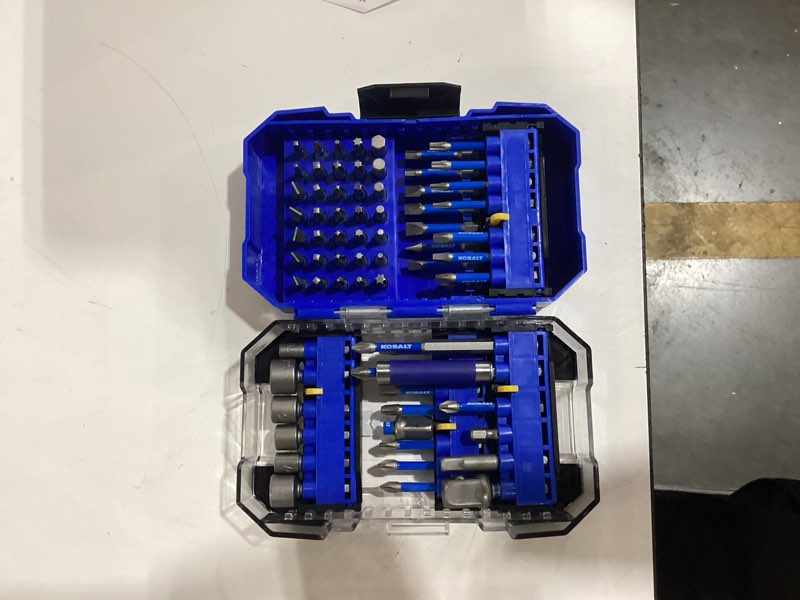 Condition photo showing Good Condition for kobalt impact driver bit set 70 -piece