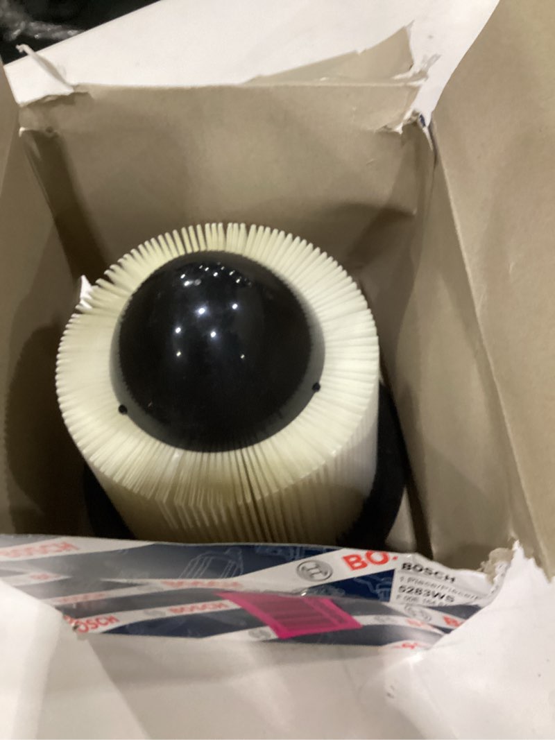 Condition photo showing As Is for BOSCH 5283WS Workshop Engine Air Filter - Compatible with Select Ford E-150, E-250, E-350, E-450, Excursion, Expedition, F-150, F-250, F-350, F-450, F-550, Mustang; Lincoln Continental, Navigator